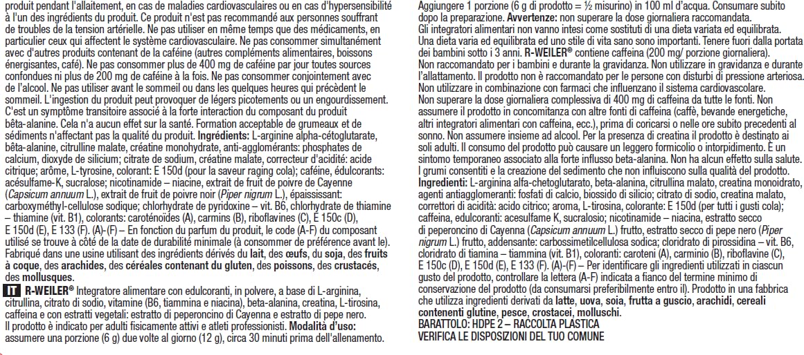 Olimp Nutrition R-Weiler 480g