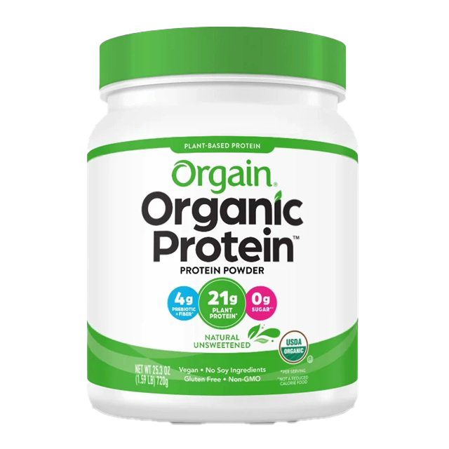 Orgain Organic Protein, Natural Unsweetened - 720g