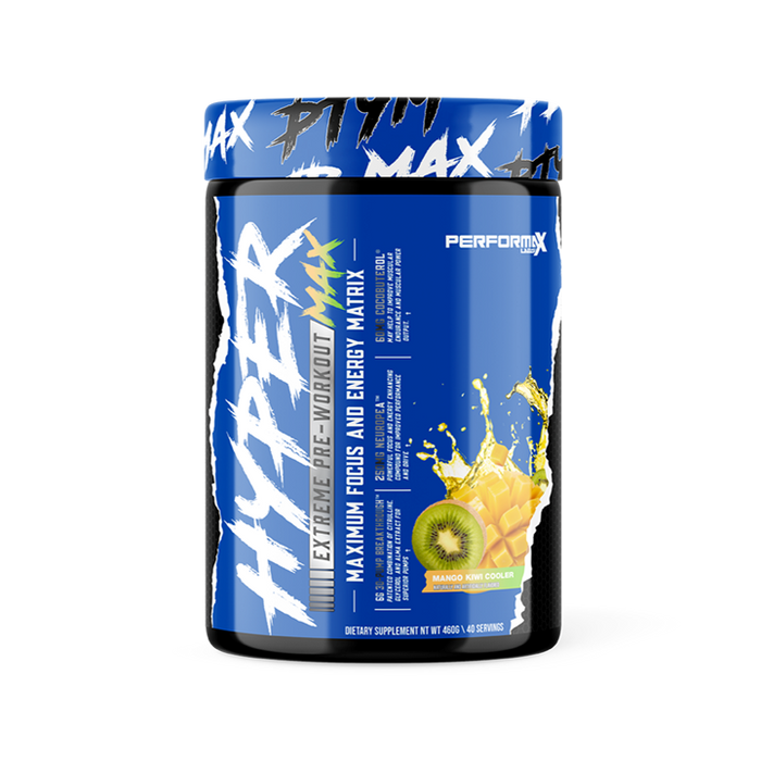 Performax Labs HyperMax 3D 460g Mango Kiwi Cooler | Premium Nutritional Supplement at MySupplementShop.co.uk