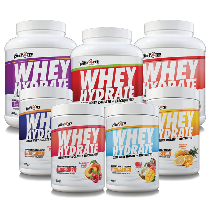 Per4m Whey Hydrate | Clear Whey Isolate Protein Drink with Electrolytes | 23g Protein, Fast Absorption, Fruity Flavour
