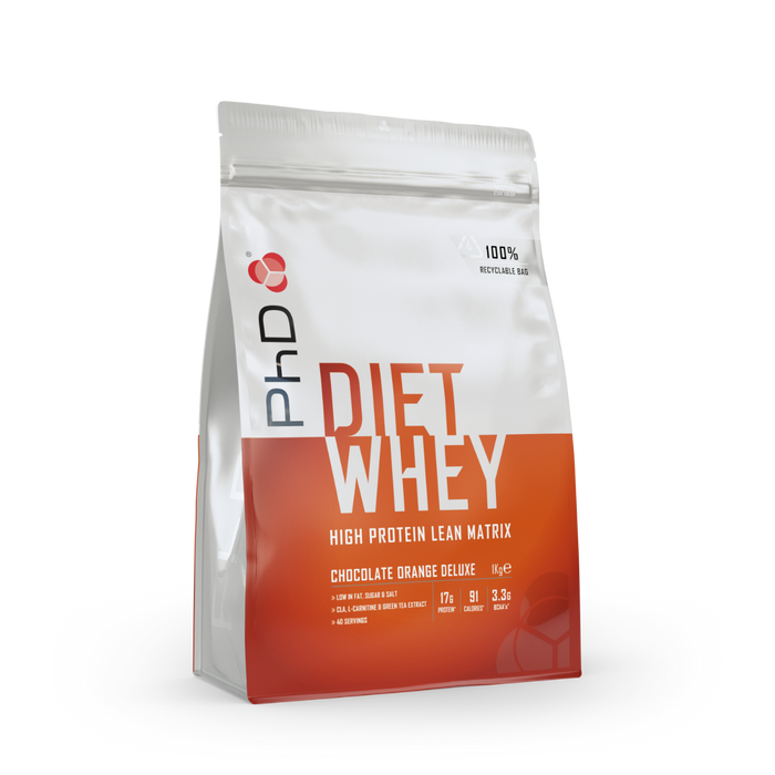 PhD Nutrition Diet Whey 1Kg - Chocolate Orange - Protein at MySupplementShop by PhD