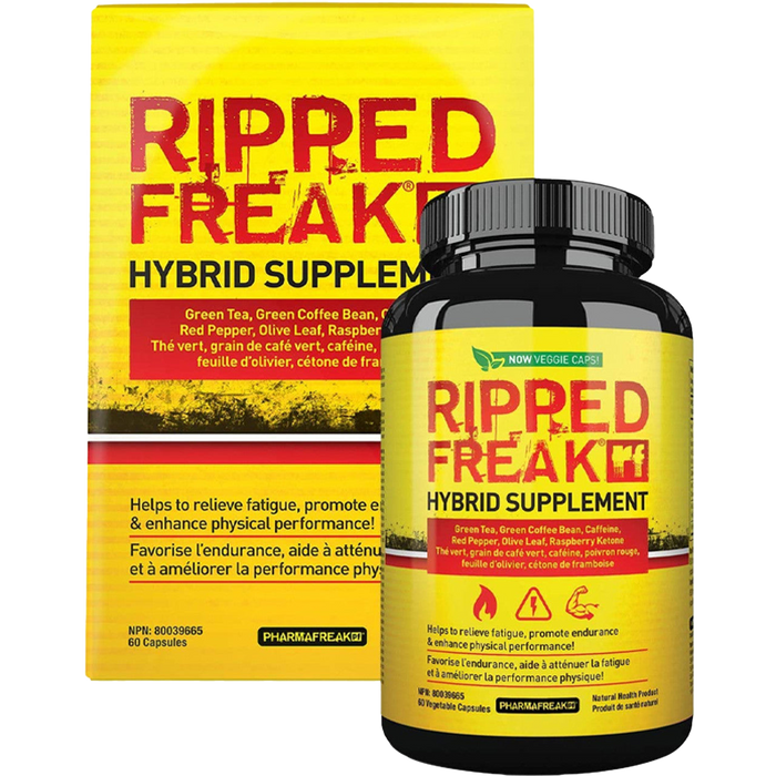 Pharma Freak Ripped Freak: Ultimate Fat Burner 60 Capsules | Extreme Athletes’ Choice!