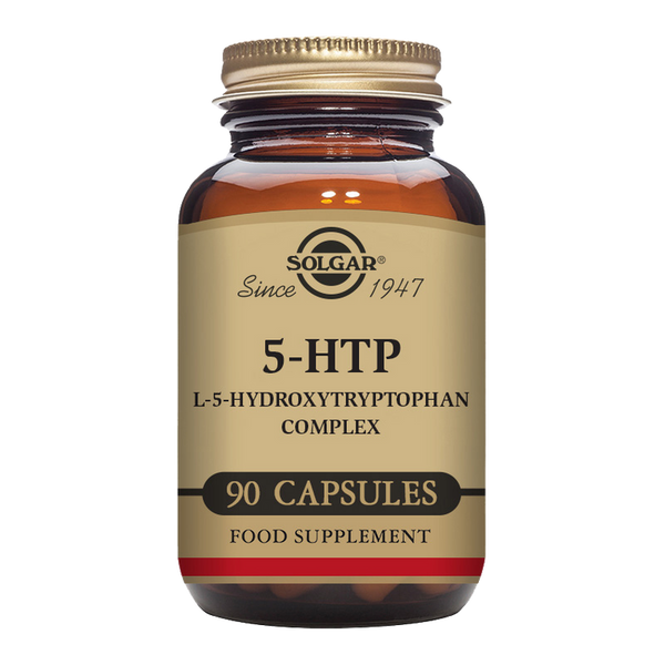 Solgar 5-HTP L-5-Hydroxytryptophan Complex Vegetable Capsules 90Tabs - Vitamins & Supplements at MySupplementShop by Solgar