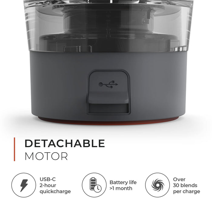 Promixx Pro Vortex Mixer 600ml Graphite - Supplement Shakers at MySupplementShop by Promixx