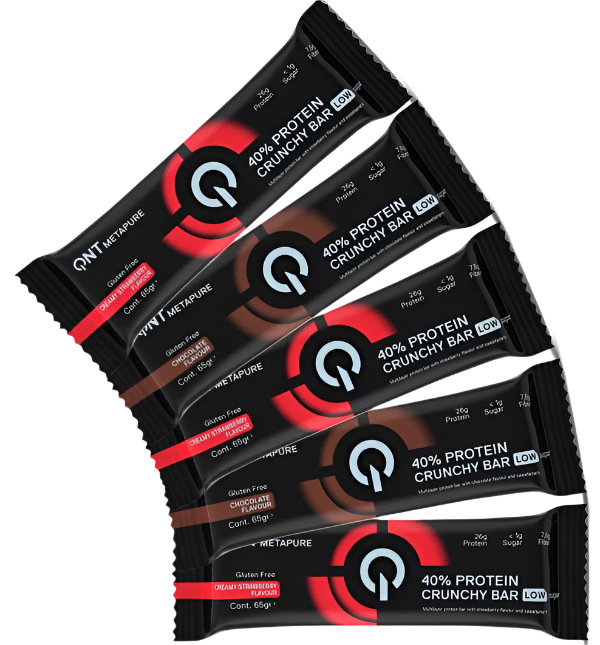 QNT 40% Protein Crunchy Bar 12x65g