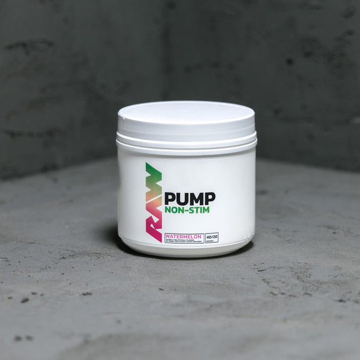 Raw Nutrition Pump Non-Stim, Watermelon 480g