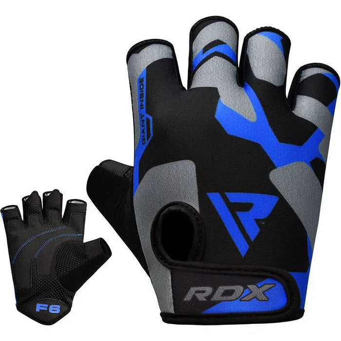 RDX Gym Gloves Sumblimation F6 Blue