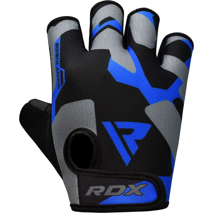 RDX Gym Gloves Sumblimation F6 Blue