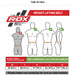 RDX Weight Lifting Belt Eva Curve Rx4 Black