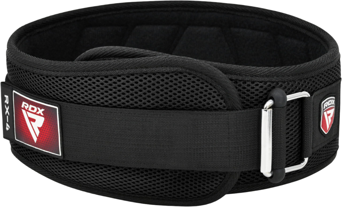 RDX Weight Lifting Belt Eva Curve Rx4 Black