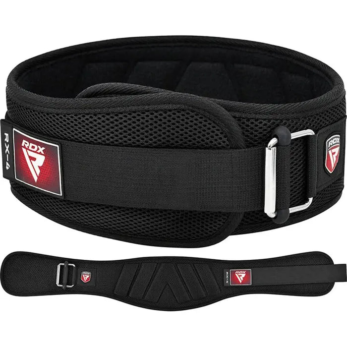 RDX Weight Lifting Belt Eva Curve Rx4 - S / Black - Weight Lifting Belt