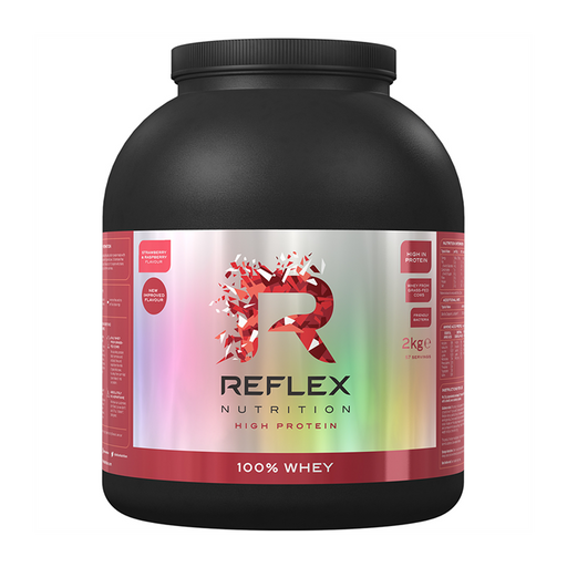 Reflex Nutrition 100% Whey 2kg Strawberry & Raspberry | Premium Protein Powder at MySupplementShop.co.uk