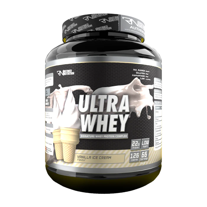 Refined Nutrition  Ultra Whey 2kg - Vanilla Ice Cream - Sports Nutrition at MySupplementShop by Refined Nutrition