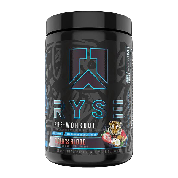 RYSE Pre-Workout - Project Blackout, Tiger's Blood - 315g