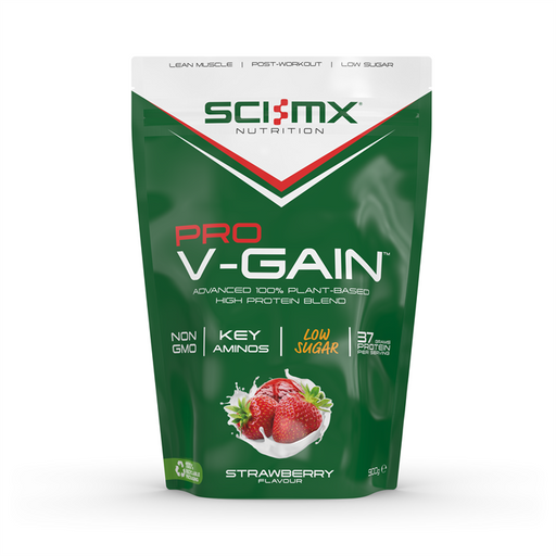 Sci-MX V-Gain 900g Strawberry | Premium Supplements at MySupplementShop.co.uk
