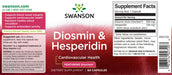 Swanson Diosmin & Hesperidin - 60 caps - Health and Wellbeing at MySupplementShop by Swanson