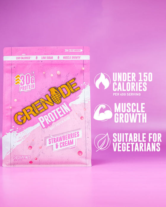 Grenade Protein 2kg - Premium Whey Blend with Iconic Flavours