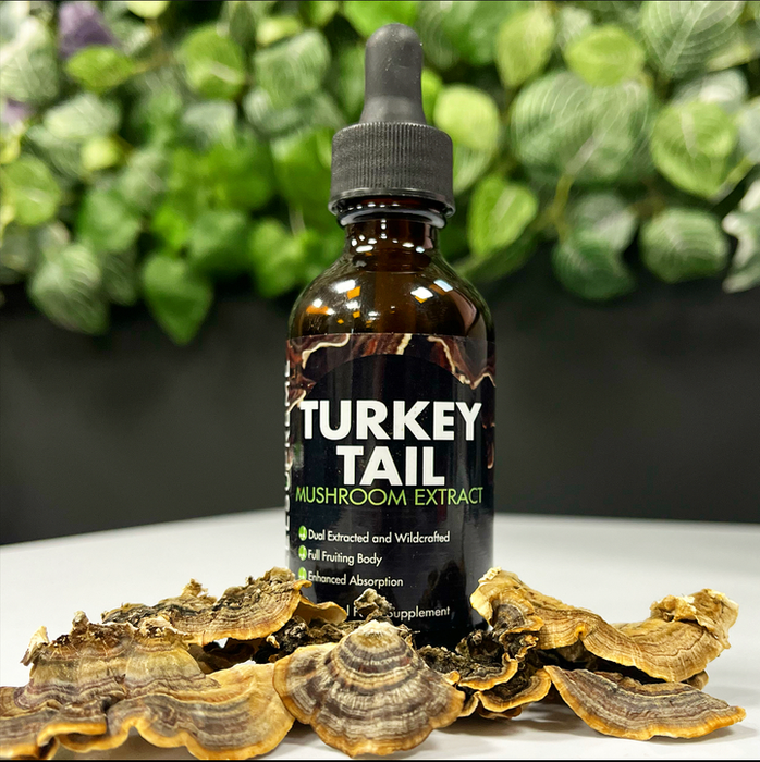 Feel Supreme Turkey Tail Mushroom Liquid | High Strength tincture for Immunity 60ml