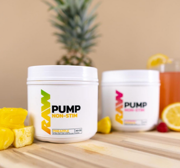 Raw Nutrition Pump Non-Stim, Strawberry Lemonade 480g