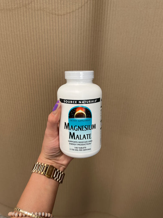 Source Naturals Magnesium Malate 1250mg 180 Tablets