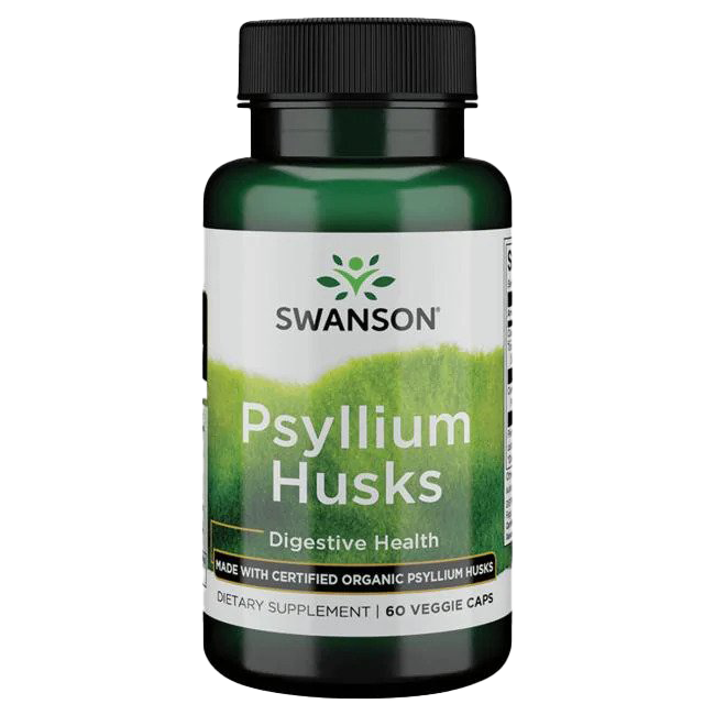 Swanson Psyllium Husks, 625mg - 60 vcaps