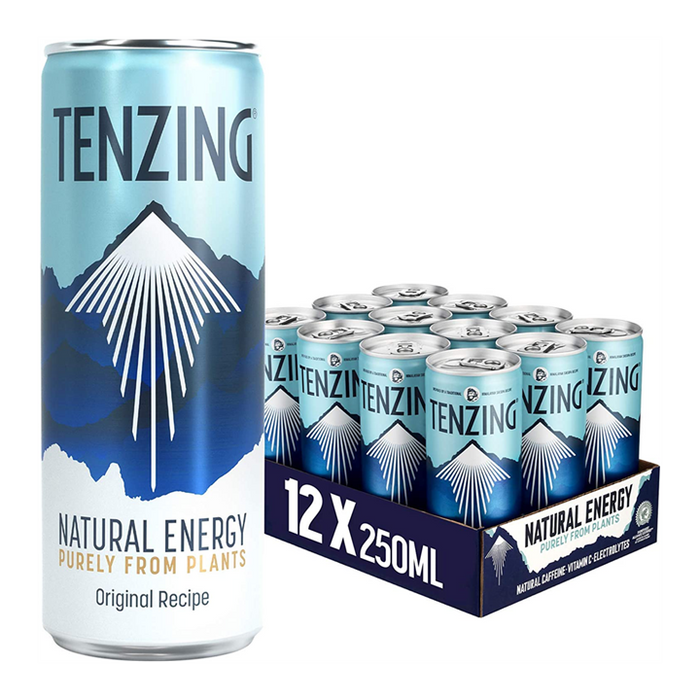 Tenzing Natural Energy 12x250ml Original | Premium Drinks and Shakes at MySupplementShop.co.uk