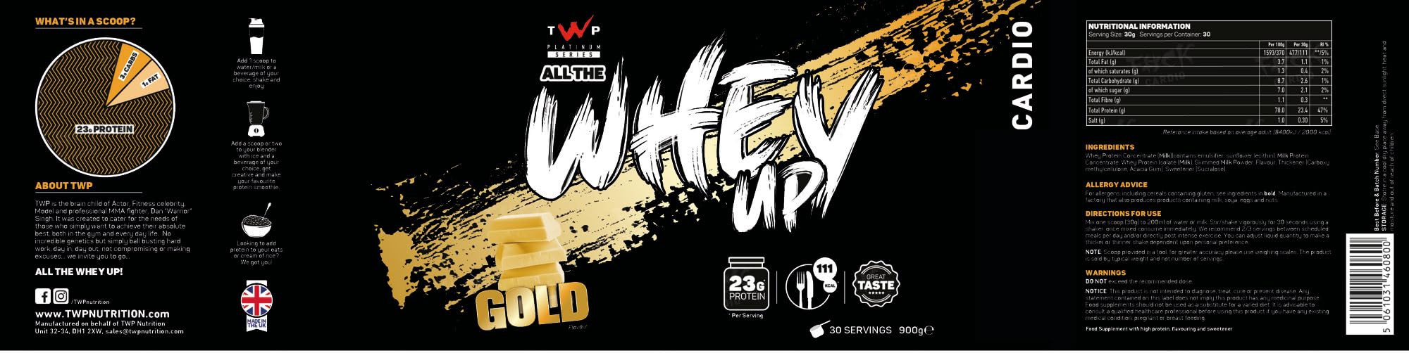 TWP All The Whey Up 2.1kg - Whey Proteins at MySupplementShop by TWP