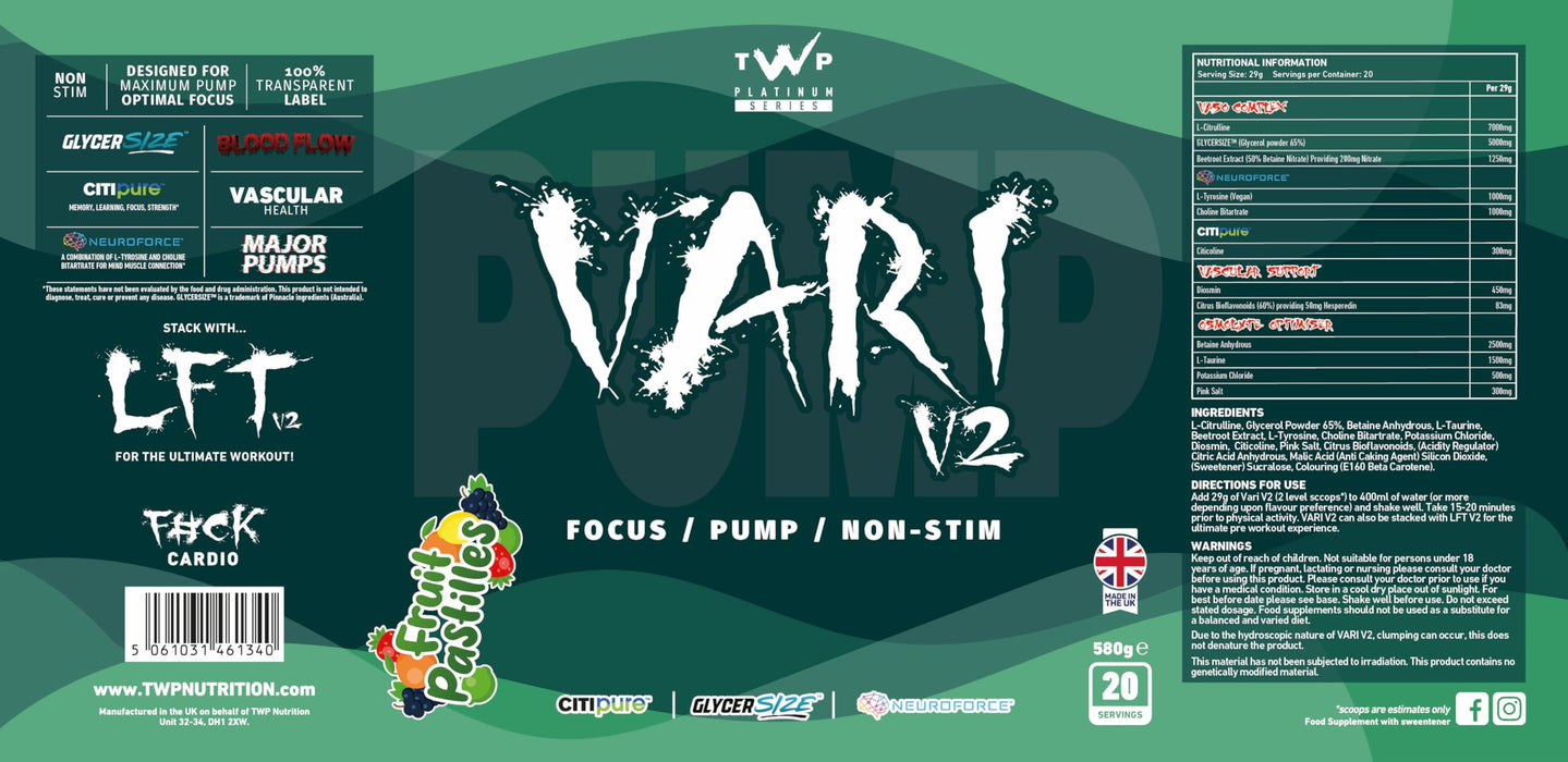 TWP Vari V2 580g