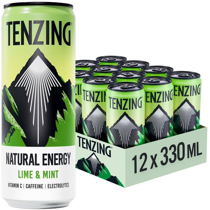 Tenzing Natural Energy 12x330ml - Energy Drinks at MySupplementShop by Tenzing