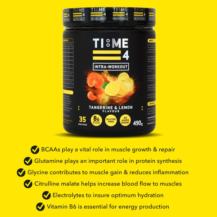 Time 4 Intra-Workout BCAA Powder 35 Servings - BCAAs at MySupplementShop by Time 4 Nutrition