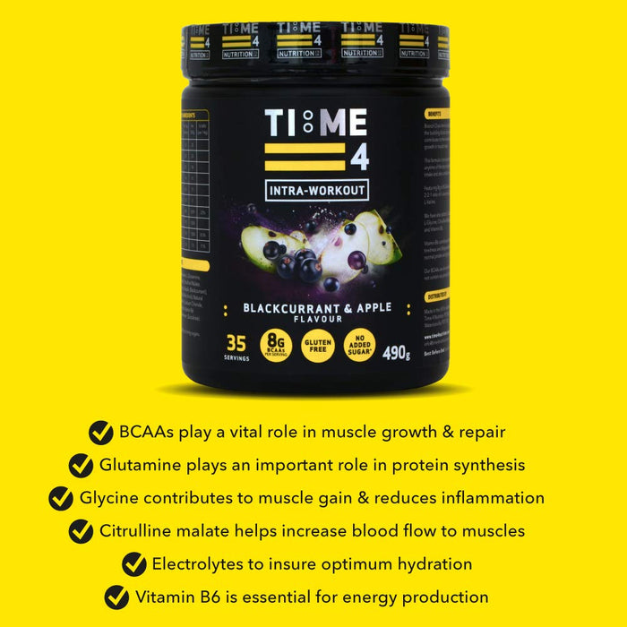 Time 4 Intra-Workout BCAA Powder 35 Servings - BCAAs at MySupplementShop by Time 4 Nutrition