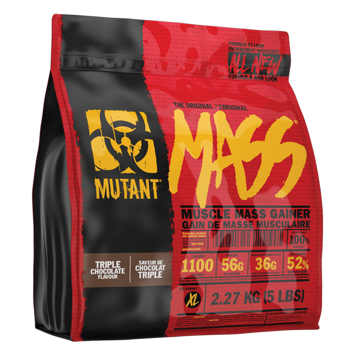 MUTANT Mass Weight Gainer Protein Powder 2.27kg - Triple Chocolate - Weight Gainers & Carbs at MySupplementShop by Mutant