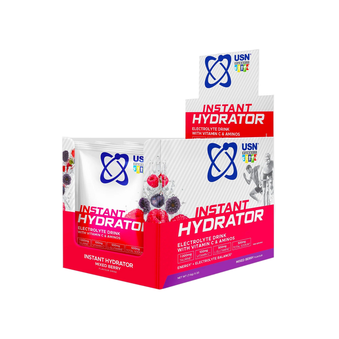 USN Instant Hydrator 20x7.6g | Advanced Electrolyte & Amino Recovery Drink