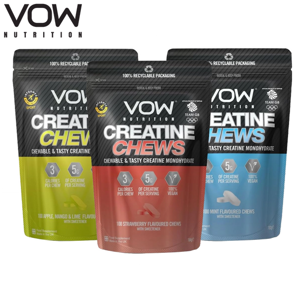 VOW Nutrition 100 x Creatine Chews - Creatine Powder at MySupplementShop by VOW Nutrition