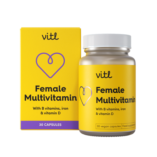 Vitl Female Multivitamin 115g | Premium Sports Supplements at MYSUPPLEMENTSHOP.co.uk
