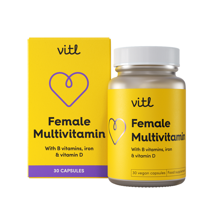 Vitl Female Multivitamin 115g - Supplements at MySupplementShop by Vitl