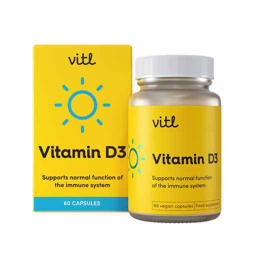 Vitl Vitamin D3 115g | Premium Sports Supplements at MYSUPPLEMENTSHOP.co.uk
