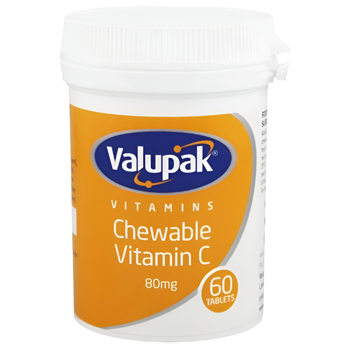 Valupak Chewable Vitamin C 60 Tablets