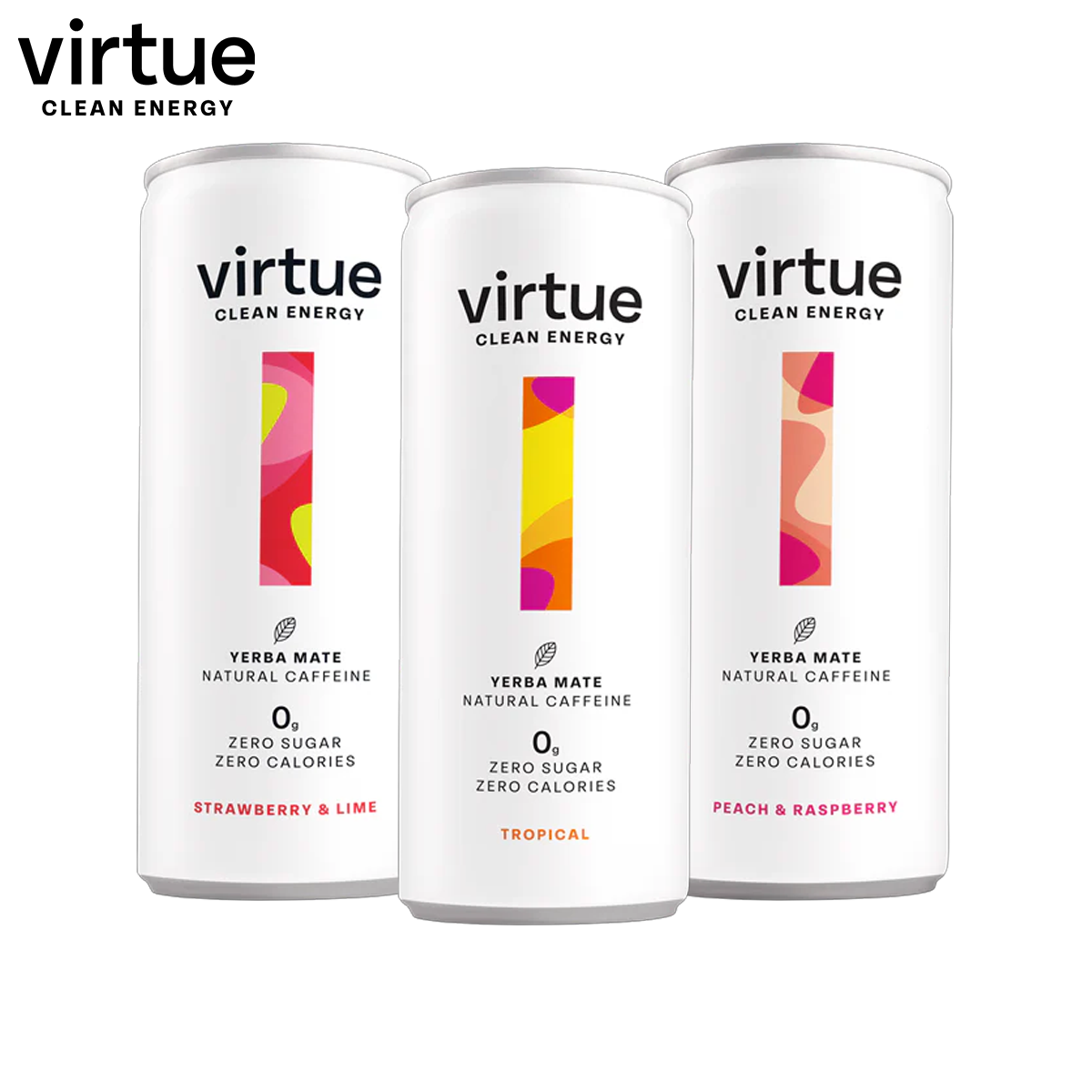 Virtue Energy: Zero Sugar, Natural Boost Drink Collection