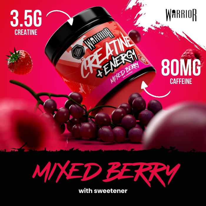 Warrior Creatine + Energy 360g