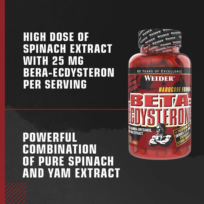 Weider Beta-Ecdysterone - 150 caps - Special Formula at MySupplementShop by Weider