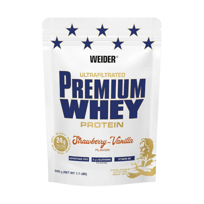 Weider Premium Whey, Strawberry-Vanilla 500g