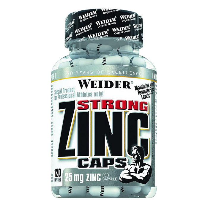 Weider Strong Zinc, 25mg - 120 caps