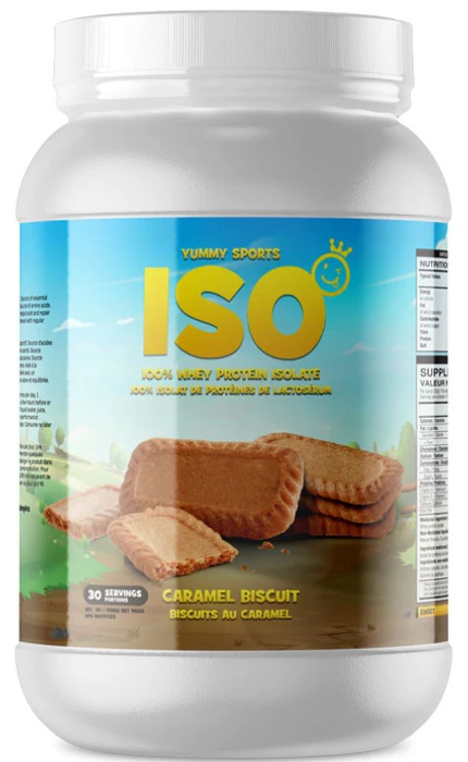 Yummy Sports ISO Tub 30 Serv 960g - Speculos Biscuit - Whey Protein Isolate at MySupplementShop by Yummy Sports