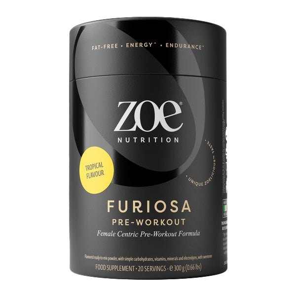 ZOE Nutrition Furiosa Pre-Workout, Tropical - 300g