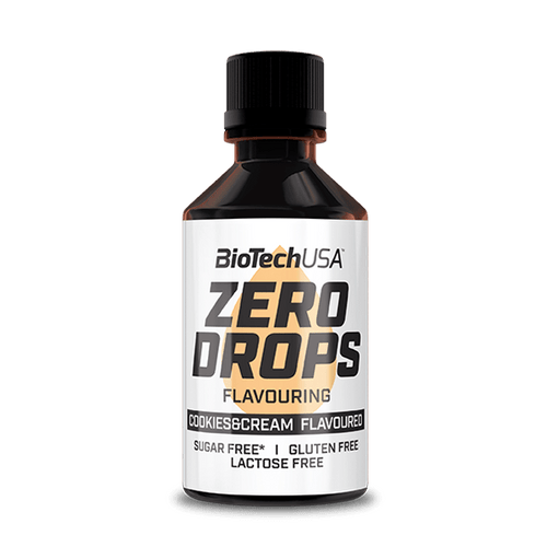 BioTech USA Zero Drops 50ml: Elevate Your Flavor Game, Guilt-Free! - Cookies & Cream - Combination Multivitamins & Minerals at MySupplementShop by BioTechUSA