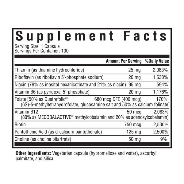 Seeking Health B Complex Plus Methyl-Free - 100 vcaps - Sports Supplements at MySupplementShop by Seeking Health