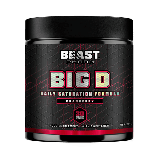 Beast Pharm Big D Daily Saturation Formula 390g Cranberry - Nutritional Supplement at MySupplementShop by Beast Pharm