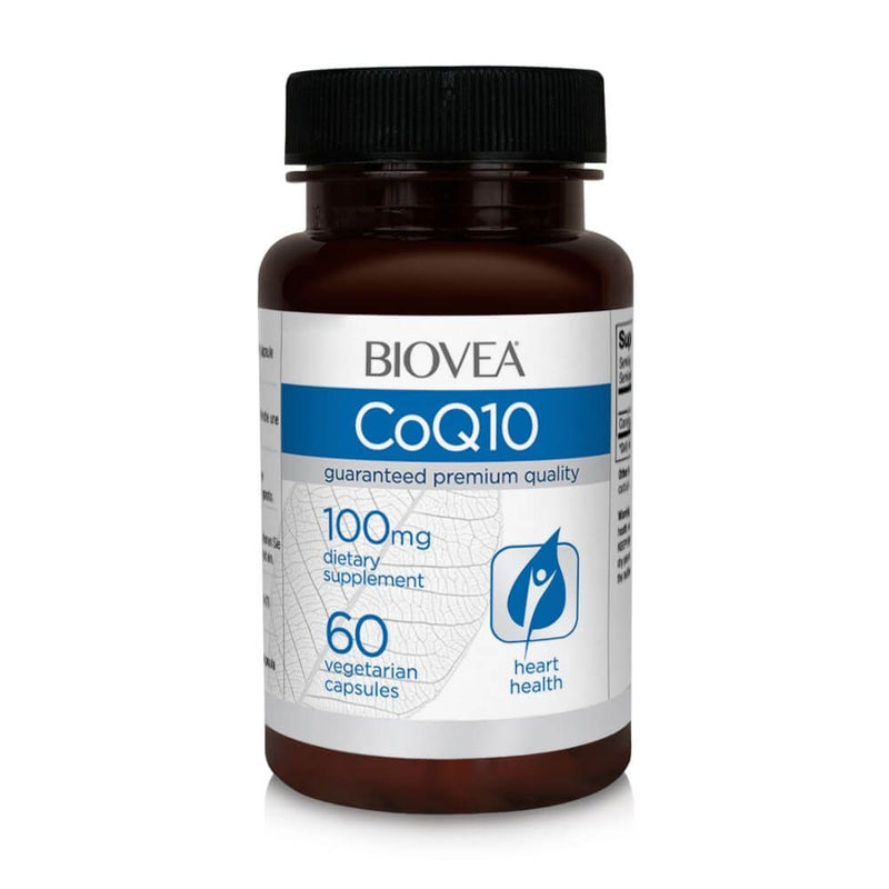 Biovea CoEnzyme Q10 (CoQ10) 100mg 60 Vegetarian Capsules - Cellular Health at MySupplementShop by Biovea