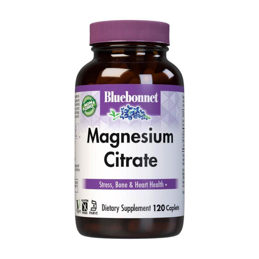 Bluebonnet Magnesium Citrate 120 Caplets | Premium Supplements at MYSUPPLEMENTSHOP